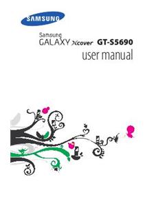 Samsung Galaxy X Cover manual. Smartphone Instructions.